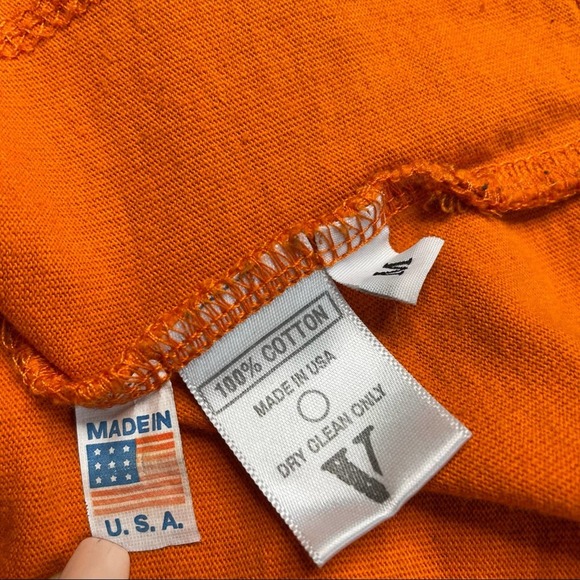 Playboy x Vlone x Playboi Carti Collab Orange T Shirt Size Medium - Picture 7 of 8
